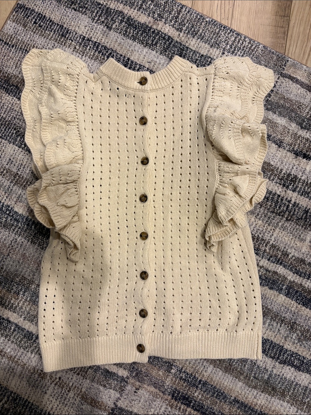 Who What Wear Ruffle Sweater - Picture 4 of 4